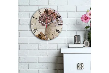 Decoratiivinen MDF-Kello 30x - Sisustustuotteet - Seinäkoristeet - Kellot