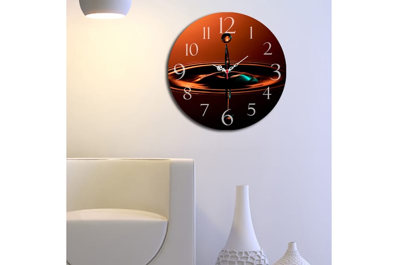 Decoratiivinen MDF-Kello 40x - Sisustustuotteet - Seinäkoristeet - Kellot