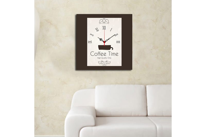 Decoratiivinen MDF-Kello 40x40 - Sisustustuotteet - Seinäkoristeet - Kellot