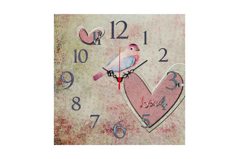 Decoratiivinen MDF-Kello 40x40, undefined