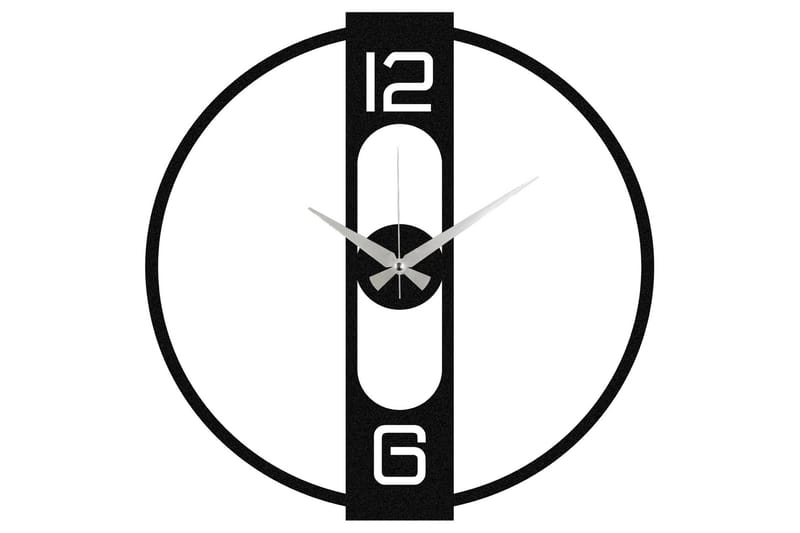 Enzo - Musta - Sisustustuotteet - Seinäkoristeet - Kellot