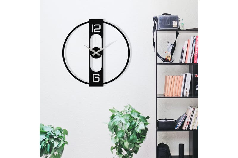 Enzo - Musta - Sisustustuotteet - Seinäkoristeet - Kellot