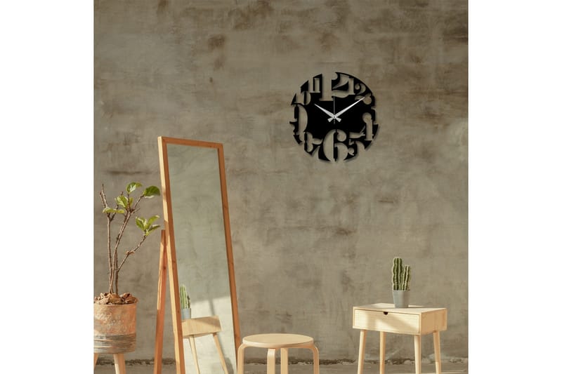 Enzokello - S001 - Musta - Sisustustuotteet - Seinäkoristeet - Kellot