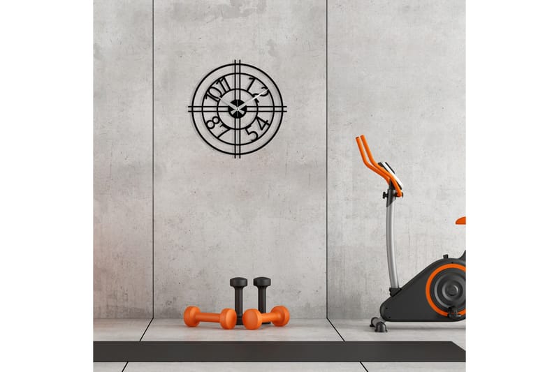 Enzokello - S010 - Musta - Sisustustuotteet - Seinäkoristeet - Kellot