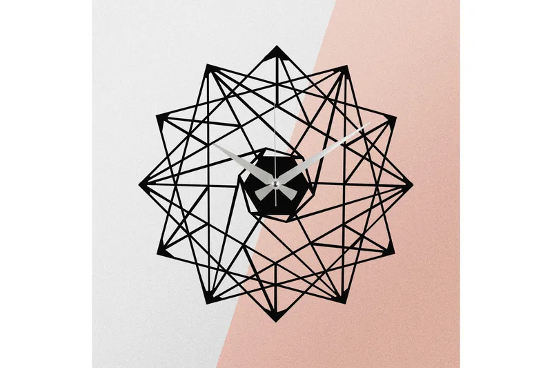 Enzokello - S015 - Musta - Sisustustuotteet - Seinäkoristeet - Kellot