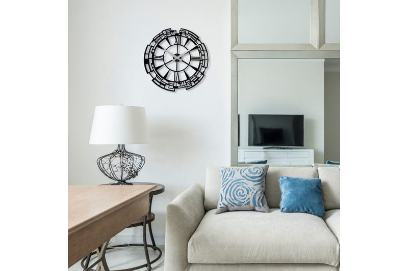 Enzokello - S016 - Musta - Sisustustuotteet - Seinäkoristeet - Kellot