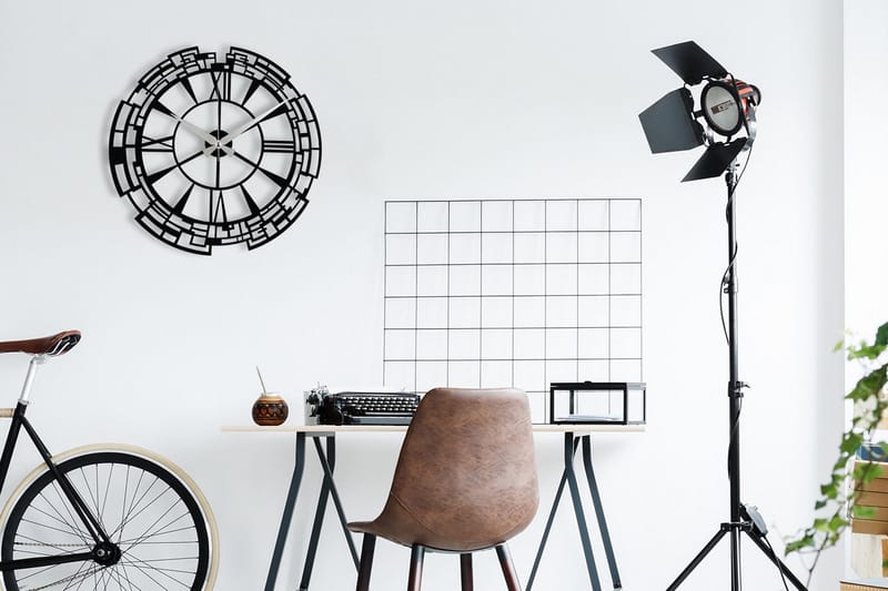 Enzokello - S016 - Musta - Sisustustuotteet - Seinäkoristeet - Kellot