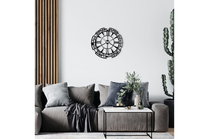 Enzokello - S016 - Musta - Sisustustuotteet - Seinäkoristeet - Kellot