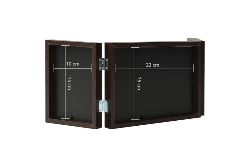 3-osainen Valokuvakehyskollaasi t.ruskea 22x15cm+2x(10x15cm) - Ruskea - Sisustustuotteet - Seinäkoristeet - Kehykset - Kollaasikehys