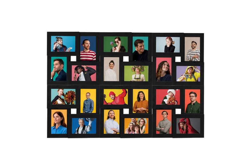 Kollaasi valokuvakehys 24x(10x15 cm) kuville musta MDF - Musta - Sisustustuotteet - Seinäkoristeet - Kehykset - Kollaasikehys