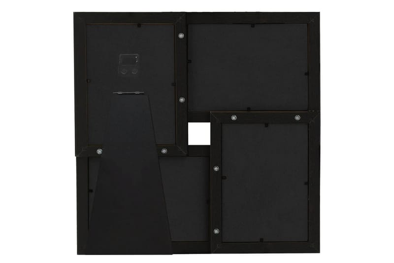 Kollaasi valokuvakehys 4x(10x15 cm) kuville musta MDF - Musta - Sisustustuotteet - Seinäkoristeet - Kehykset - Valokuvakehys