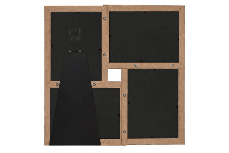 Kollaasi valokuvakehys 4x(10x15 cm) kuville vaaleanruskea MD - Ruskea - Sisustustuotteet - Seinäkoristeet - Kehykset - Valokuvakehys