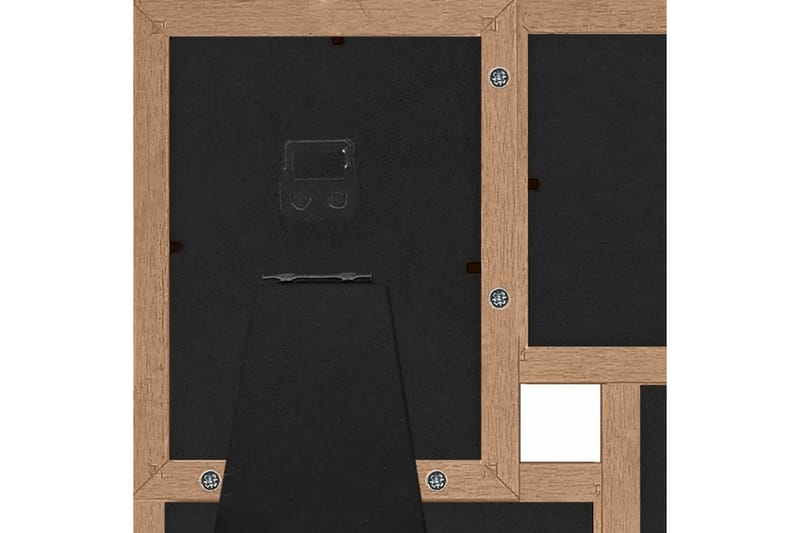 Kollaasi valokuvakehys 4x(10x15 cm) kuville vaaleanruskea MD - Ruskea - Sisustustuotteet - Seinäkoristeet - Kehykset - Valokuvakehys