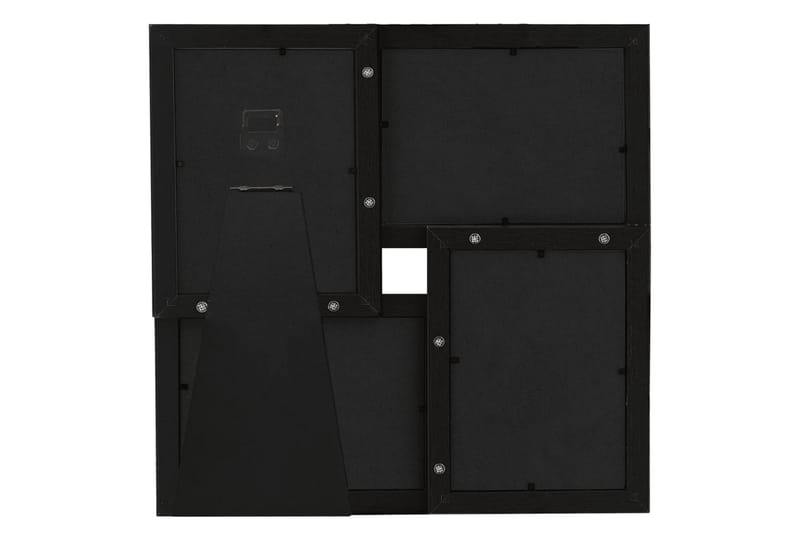 Kollaasi valokuvakehys 4x(13x18 cm) kuvalle musta MDF - Musta - Sisustustuotteet - Seinäkoristeet - Kehykset - Valokuvakehys