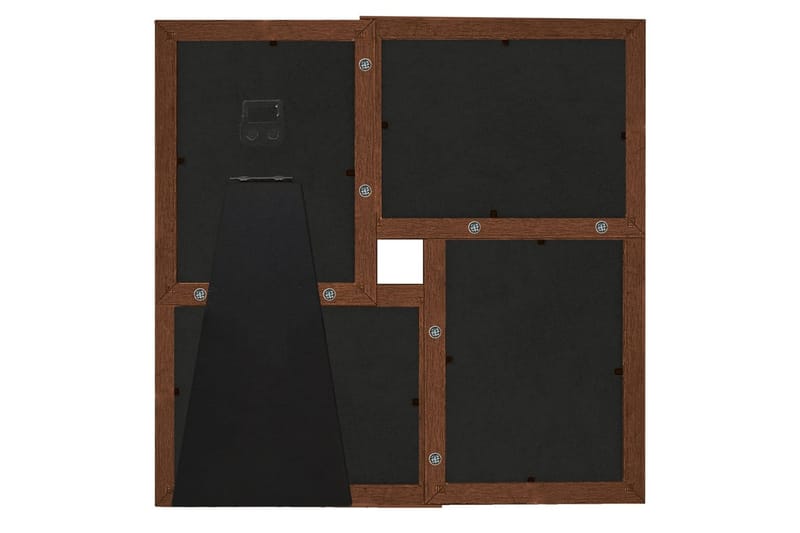 Kollaasi valokuvakehys 4x(13x18 cm) kuville tummanruskea MDF - Ruskea - Sisustustuotteet - Seinäkoristeet - Kehykset - Valokuvakehys
