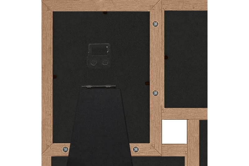 Kollaasi valokuvakehys 4x(13x18 cm) kuville vaaleanruskea MD - Ruskea - Sisustustuotteet - Seinäkoristeet - Kehykset - Valokuvakehys