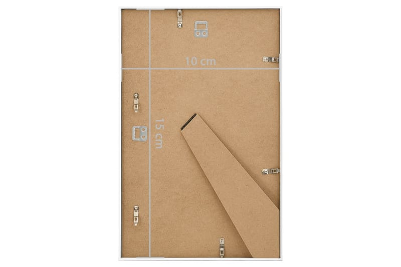 Valokuvakehyskollaasi 3 kpl 10x15cm MDF - Valkoinen - Sisustustuotteet - Seinäkoristeet - Kehykset - Kollaasikehys