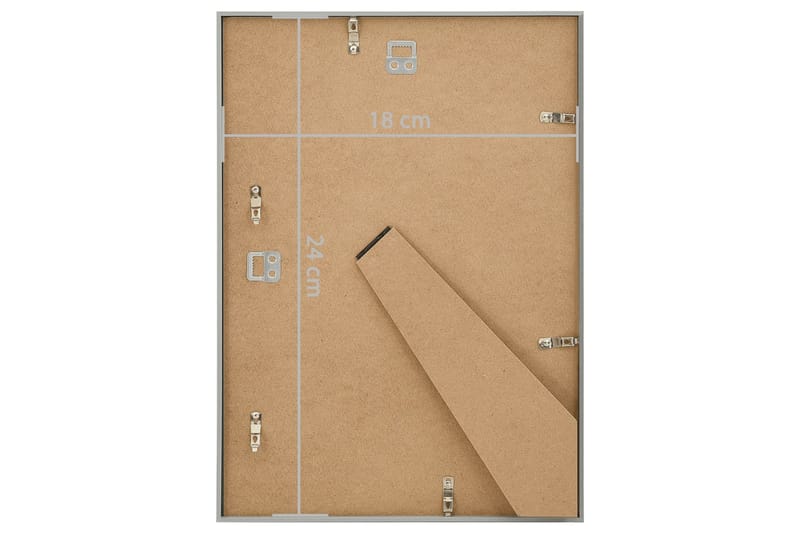 Valokuvakehyskollaasi 3 kpl 18x24cm MDF - Hopea - Sisustustuotteet - Seinäkoristeet - Kehykset - Kollaasikehys