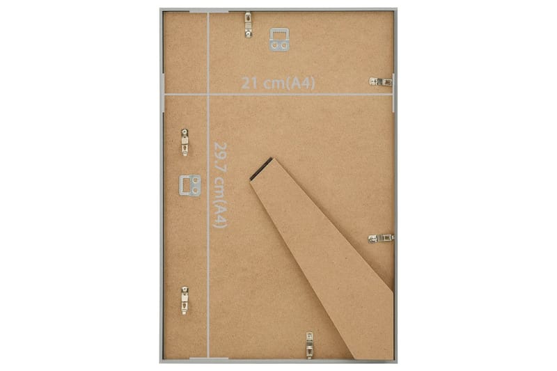 Valokuvakehyskollaasi 3 kpl 21x29,7 cm - Hopea - Sisustustuotteet - Seinäkoristeet - Kehykset - Kollaasikehys