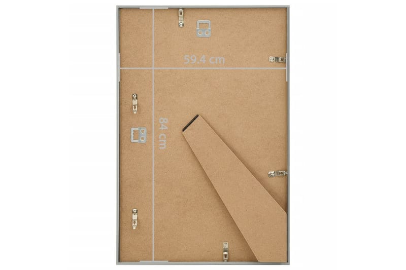 Valokuvakehyskollaasi 5 kpl 59,4x84 cm - Hopea - Sisustustuotteet - Seinäkoristeet - Kehykset - Kollaasikehys