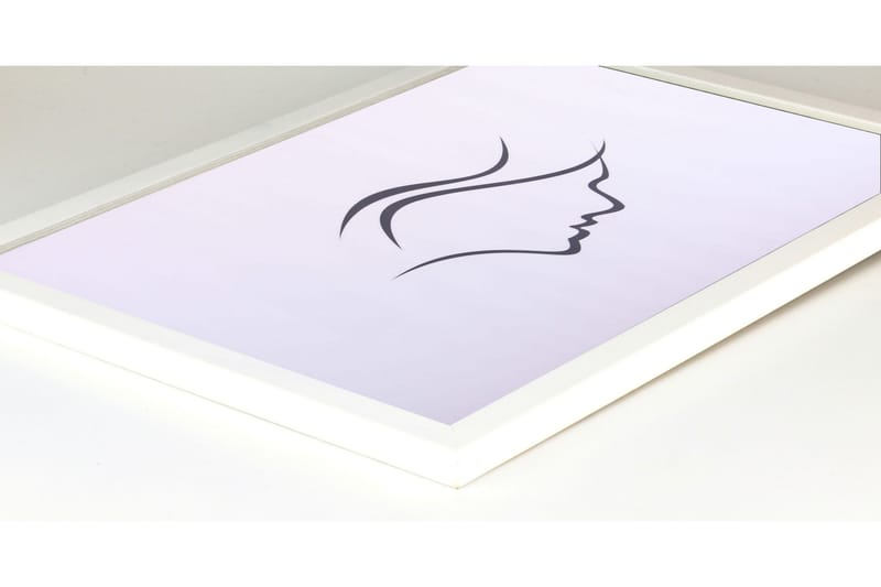 Valokuvakehys Galant 50x70 cm - Valkoinen/Plexilasi - Sisustustuotteet - Seinäkoristeet - Kehykset - Valokuvakehys