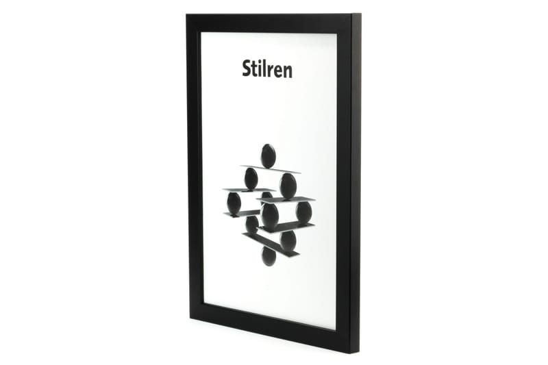 Valokuvakehys Stilren 50x70 cm - Musta/Plexilasi - Sisustustuotteet - Seinäkoristeet - Kehykset - Valokuvakehys