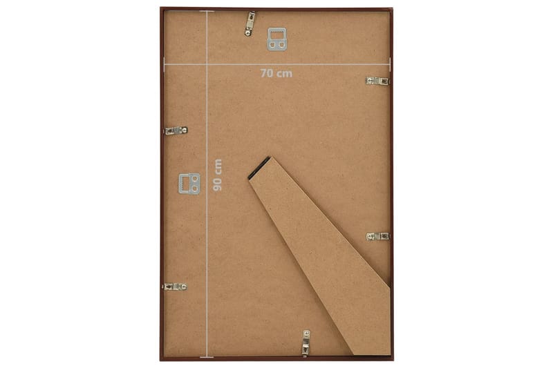Valokuvakehyskollaasi 3 kpl seinä/pöytä pronssi 70x90 cm MDF - Ruskea - Sisustustuotteet - Seinäkoristeet - Kehykset - Valokuvakehys