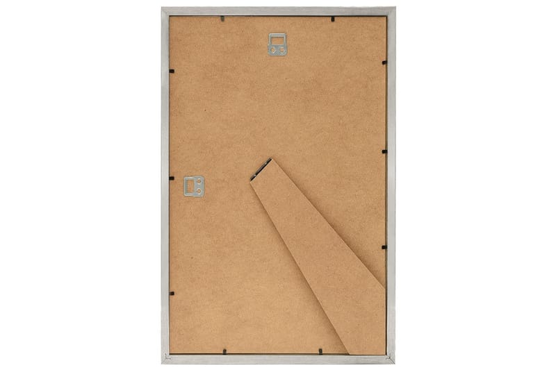 Valokuvakehyskollaasi 5 kpl seinälle/pöydälle hopea 70x90cm - Sisustustuotteet - Seinäkoristeet - Kehykset - Valokuvakehys