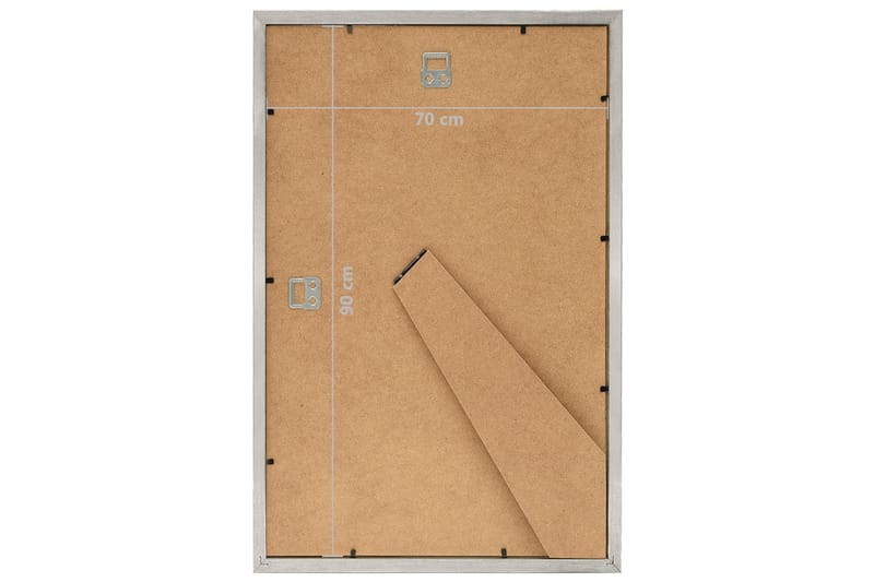 Valokuvakehyskollaasi 5 kpl seinälle/pöydälle hopea 70x90cm - Sisustustuotteet - Seinäkoristeet - Kehykset - Valokuvakehys