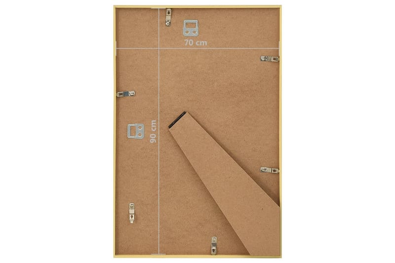 Valokuvakehyskollaasi 5 kpl seinälle/pöydälle kulta 70x90cm - Sisustustuotteet - Seinäkoristeet - Kehykset - Valokuvakehys