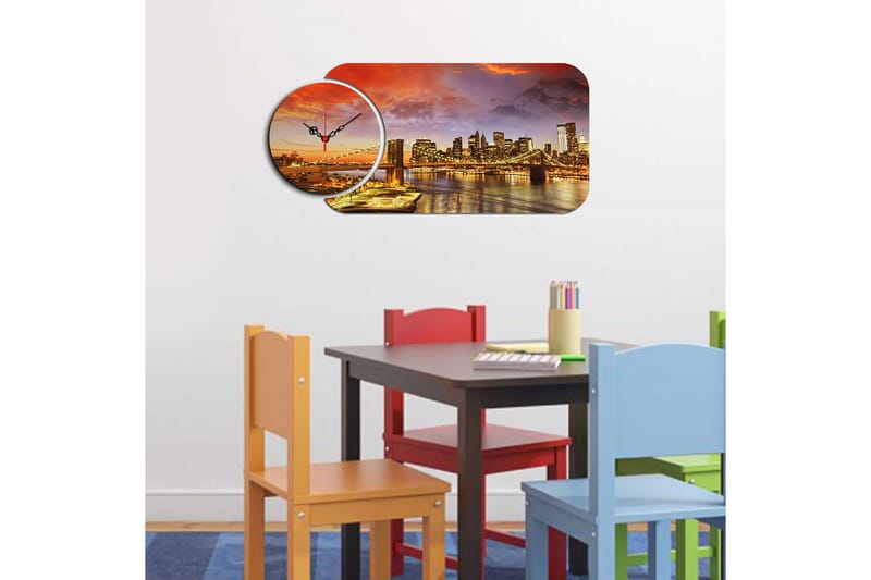 2-os - Monivärinen - Sisustustuotteet - Seinäkoristeet - Kellot