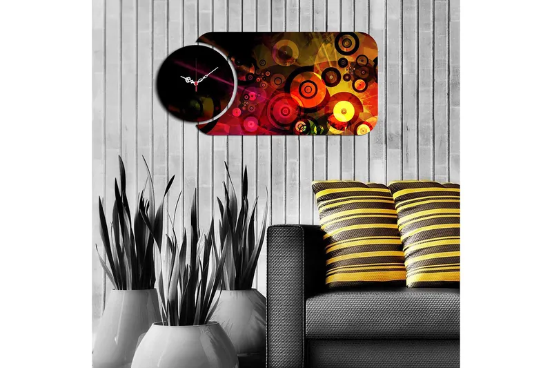 2-os - Monivärinen - Sisustustuotteet - Seinäkoristeet - Kellot