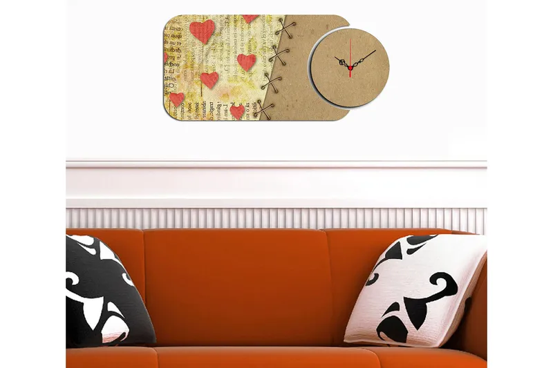 2-os - Monivärinen - Sisustustuotteet - Seinäkoristeet - Kellot