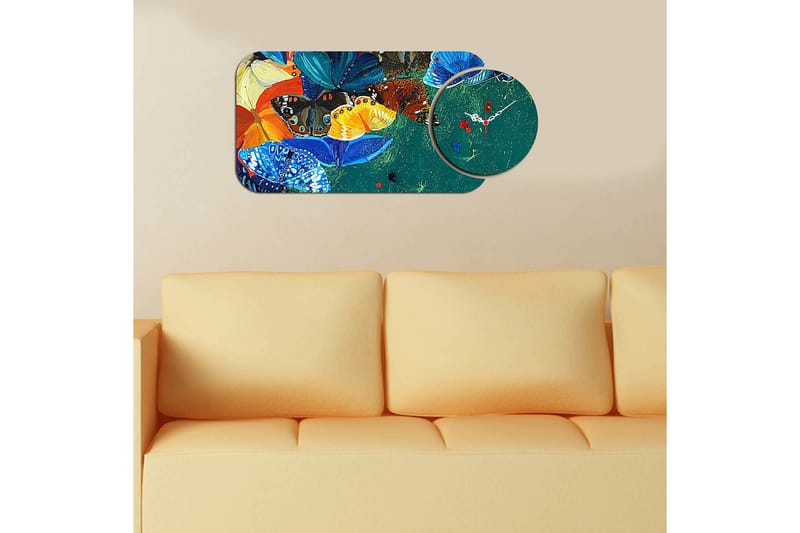 2-os - Monivärinen - Sisustustuotteet - Seinäkoristeet - Kellot