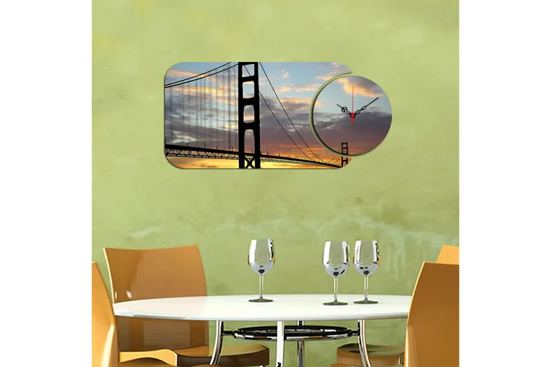 2-os - Monivärinen - Sisustustuotteet - Seinäkoristeet - Kellot