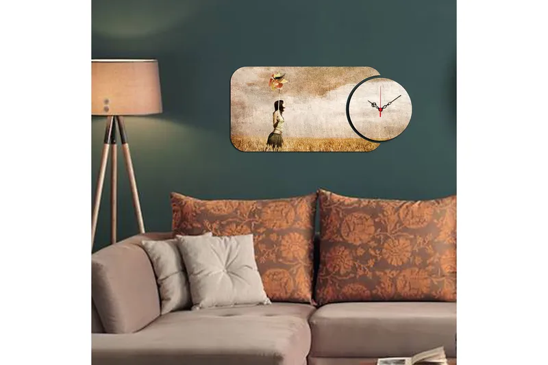 2-os - Monivärinen - Sisustustuotteet - Seinäkoristeet - Kellot