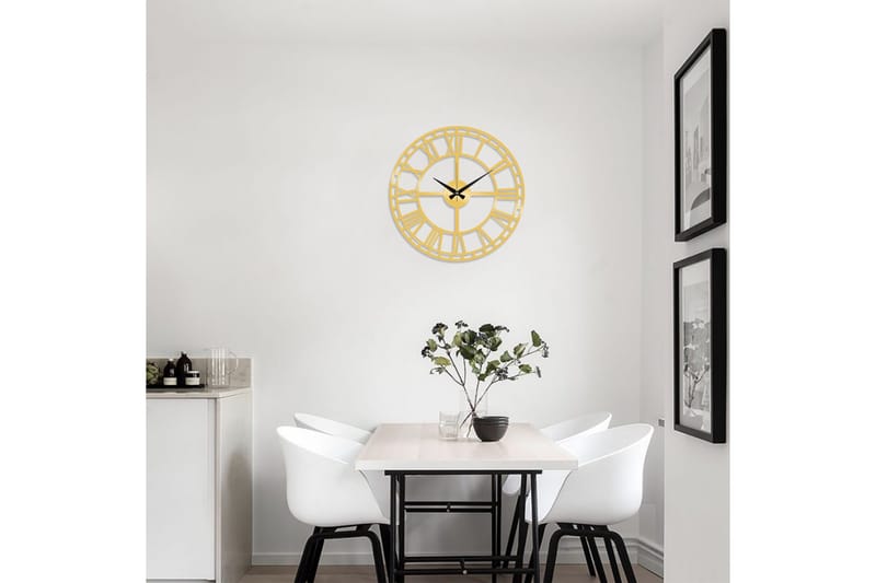 Koriste Seinäkello - Kulta - Sisustustuotteet - Seinäkoristeet - Kellot