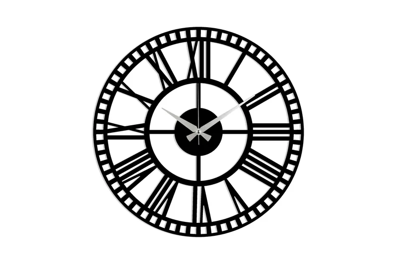 Koriste Seinäkello, Musta