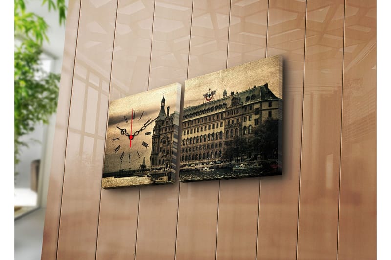 Koristeellinen Canvas Seinäkello (2 kpl), undefined
