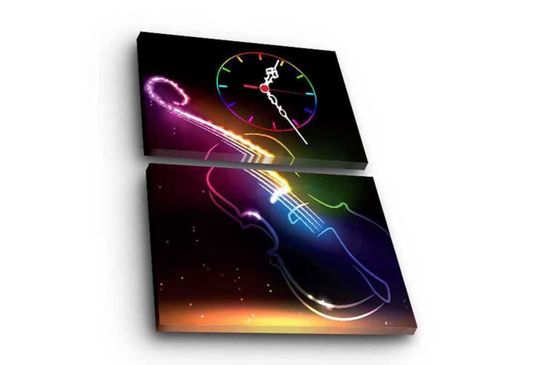 Koristeellinen Canvas Seinäkello (2 kpl), undefined