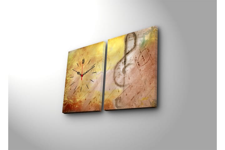 Koristeellinen Canvas Seinäkello (2 kpl) - Kellot