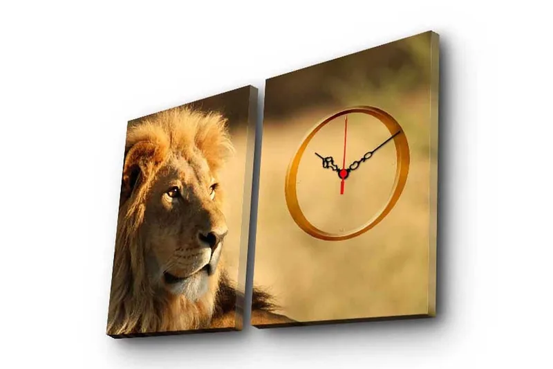 Koristeellinen Canvas Seinäkello (2 kpl), undefined