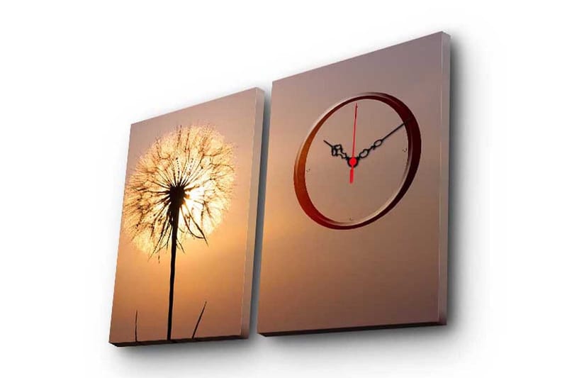 Koristeellinen Canvas Seinäkello (2 kpl), undefined
