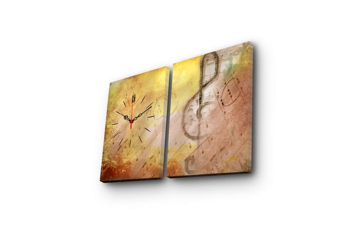 Koristeellinen Canvas Seinäkello (2 kpl) - Kellot