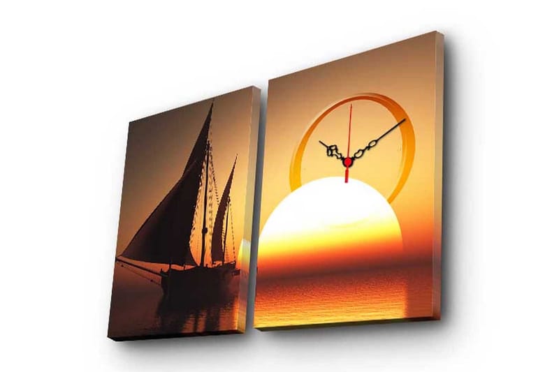 Koristeellinen Canvas Seinäkello (2 kpl), undefined