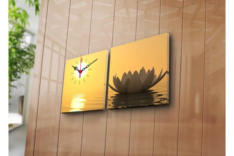 Koristeellinen Canvas Seinäkello (2 kpl), undefined