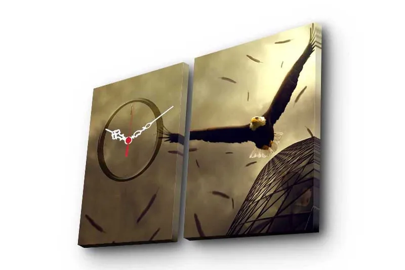 Koristeellinen Canvas Seinäkello (2 kpl), undefined