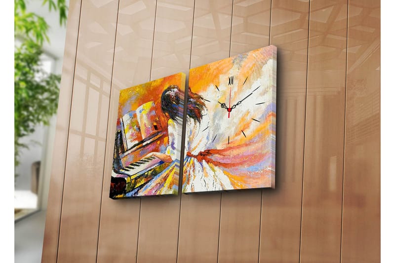 Koristeellinen Canvas Seinäkello (2 kpl), undefined