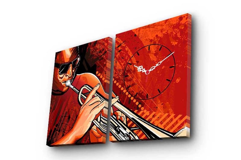 Koristeellinen Canvas Seinäkello (2 kpl), undefined