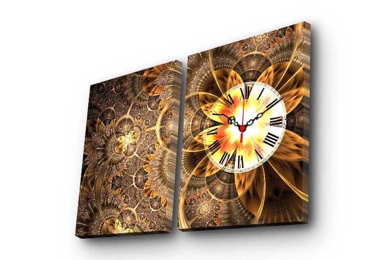 Koristeellinen Canvas Seinäkello (2 kpl), undefined